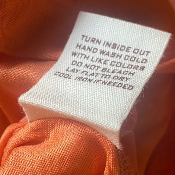 Blue Pepper Solid Ruffle Mini Dress Garden Girl Cantalope Size Large NWT - Picture 14 of 14